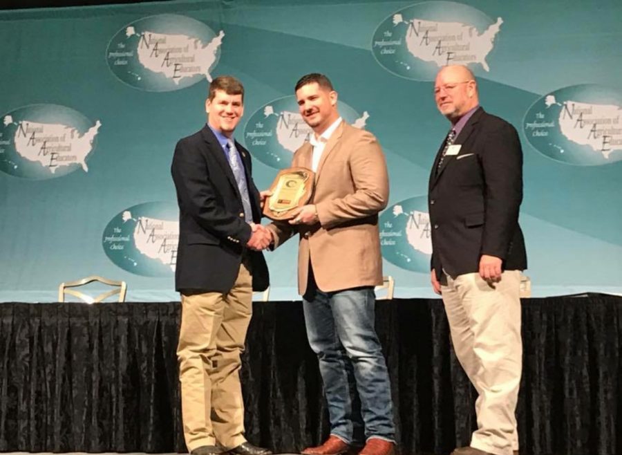 Agriculture Teacher Receives Award