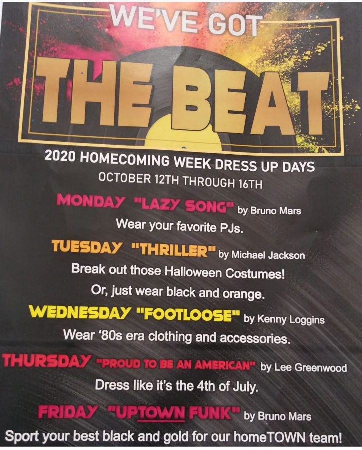Homecoming Dress Up Days